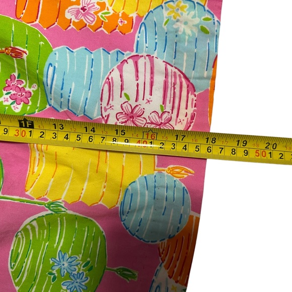 Lilly Pulitzer White Label pink skirt size 2. Unfinished hem design. Super cute - Picture 9 of 15